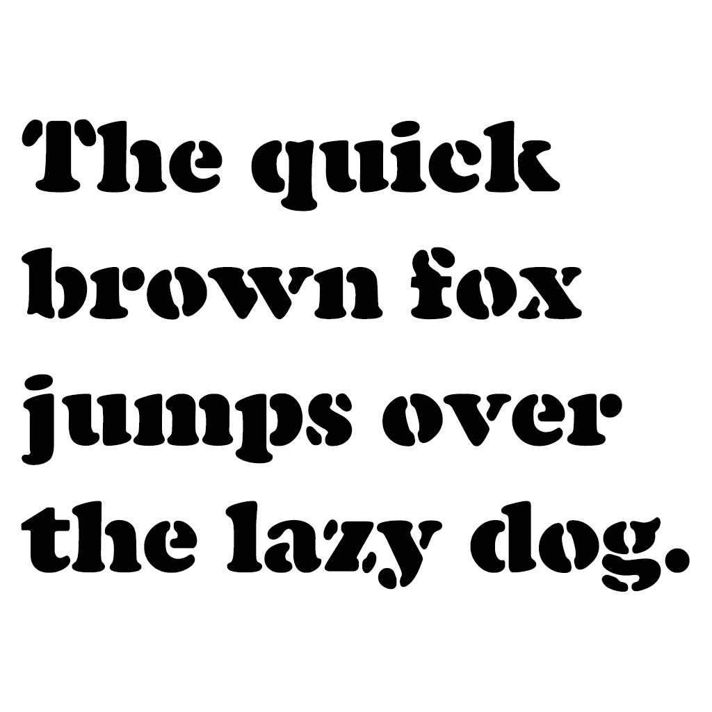 Cooper-Black-Stencil Regular preview