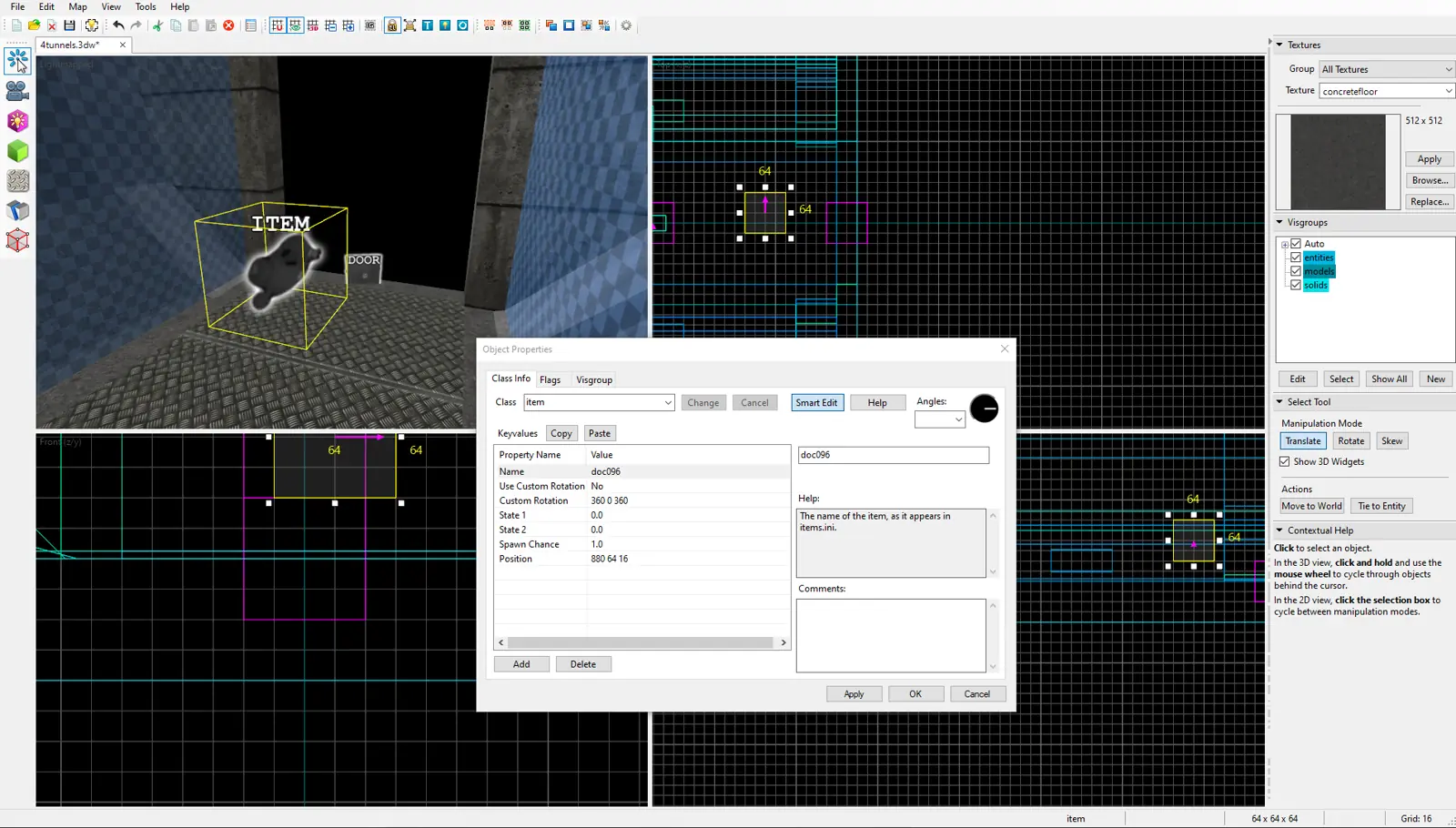 The CBRE-EX room editor